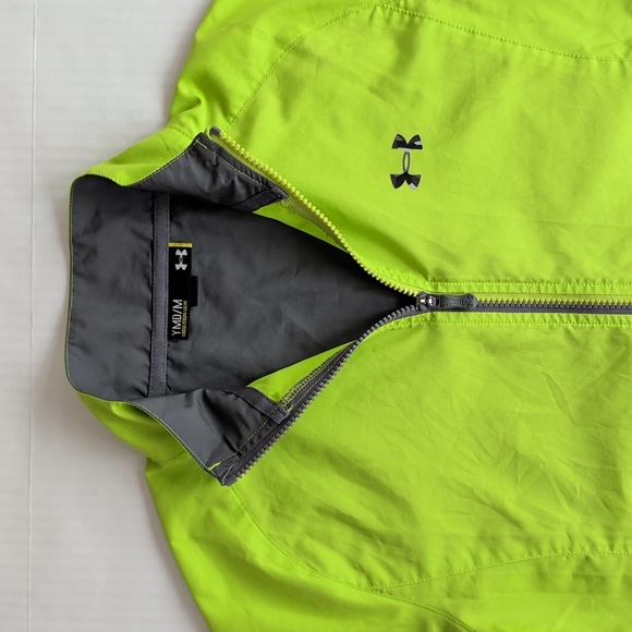 Under Armour Loose Zip Up Lightweight Windbreaker Jacket YMD Youth Medium - Picture 9 of 16